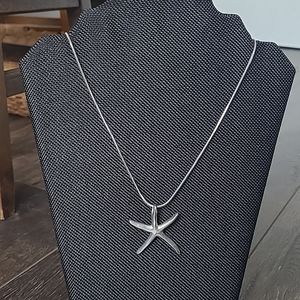 Sterling Silver Starfish Necklace
